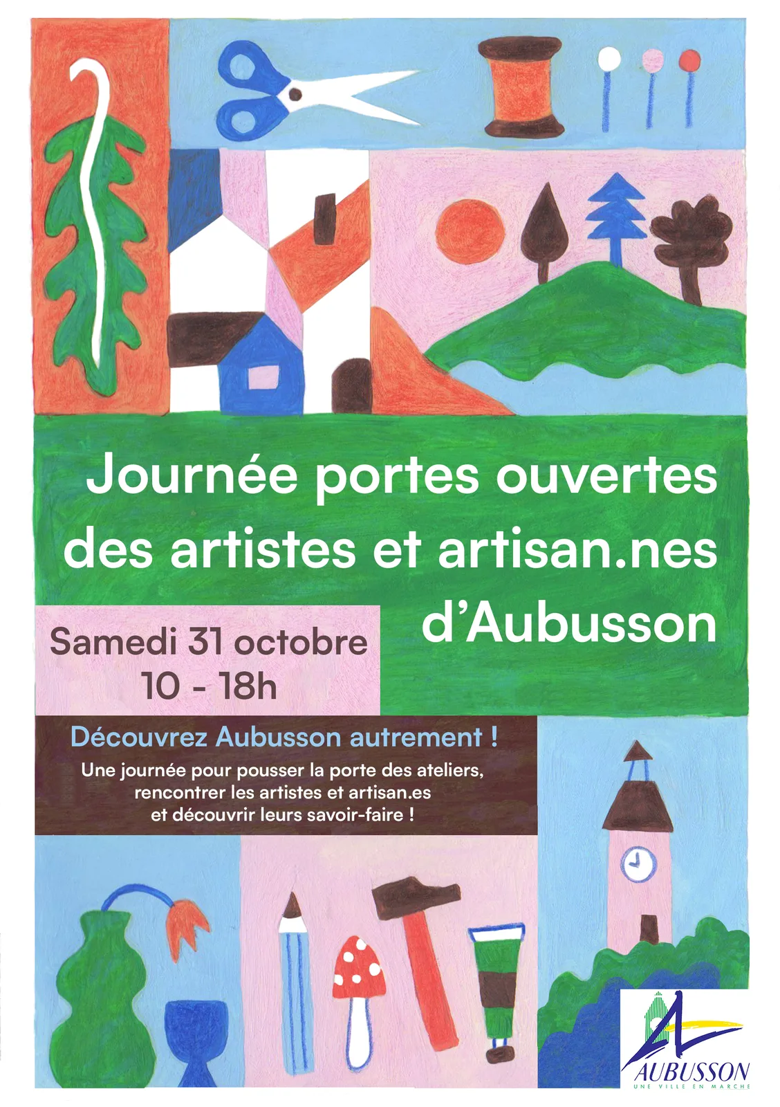 Portes ouvertes, visite d'atelier.