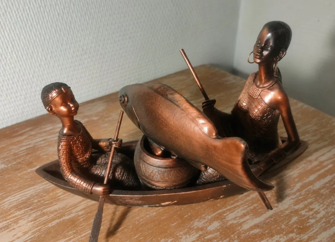 A la pêche — Art Flo Création, Création d'objets / Décoration à Lacs (photo 1/2)