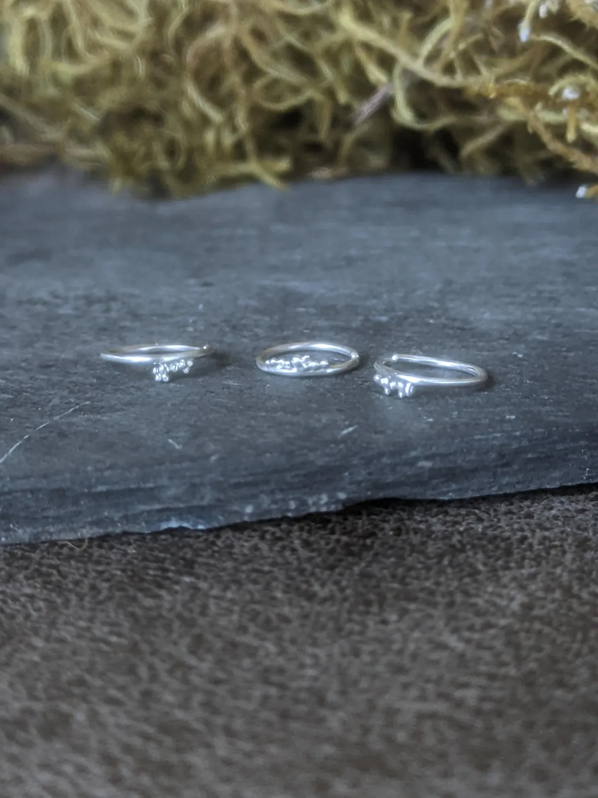 Anneau narine argent. Piercing nez argent massif. Artisan français. Bijouterie française. Granulation