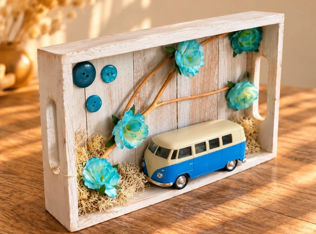 Combi bleu — Art Flo Création, Création d'objets / Décoration à Lacs (photo 2/2)
