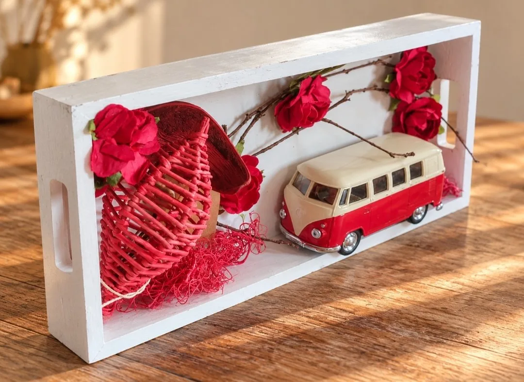 Combi rouge — Art Flo Création, Création d'objets / Décoration à Lacs (photo 2/2)