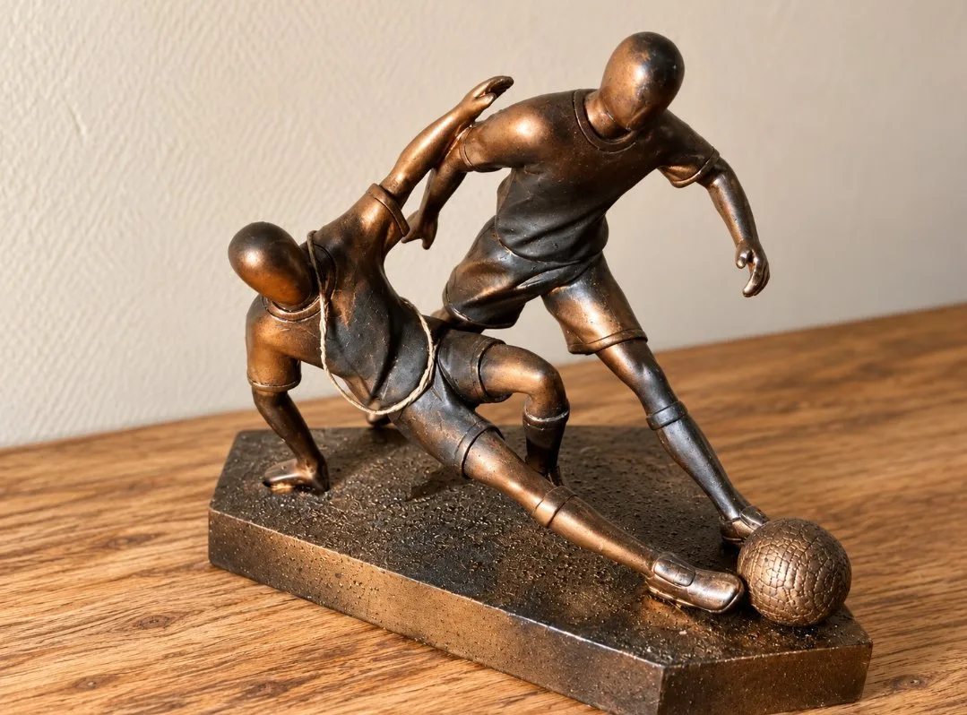 Footballeurs — Art Flo Création, Création d'objets / Décoration à Lacs