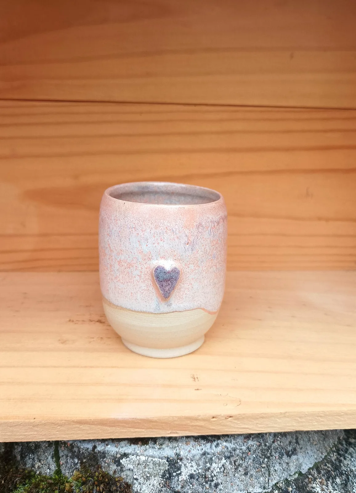 Gobelet perle rosée