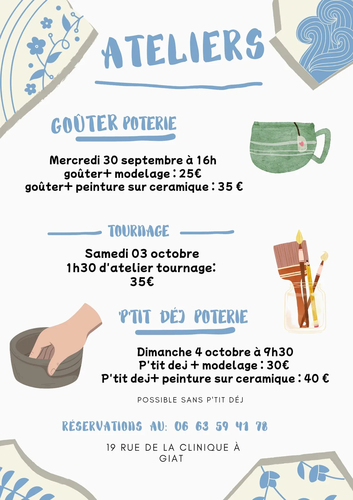 Goûter céramique