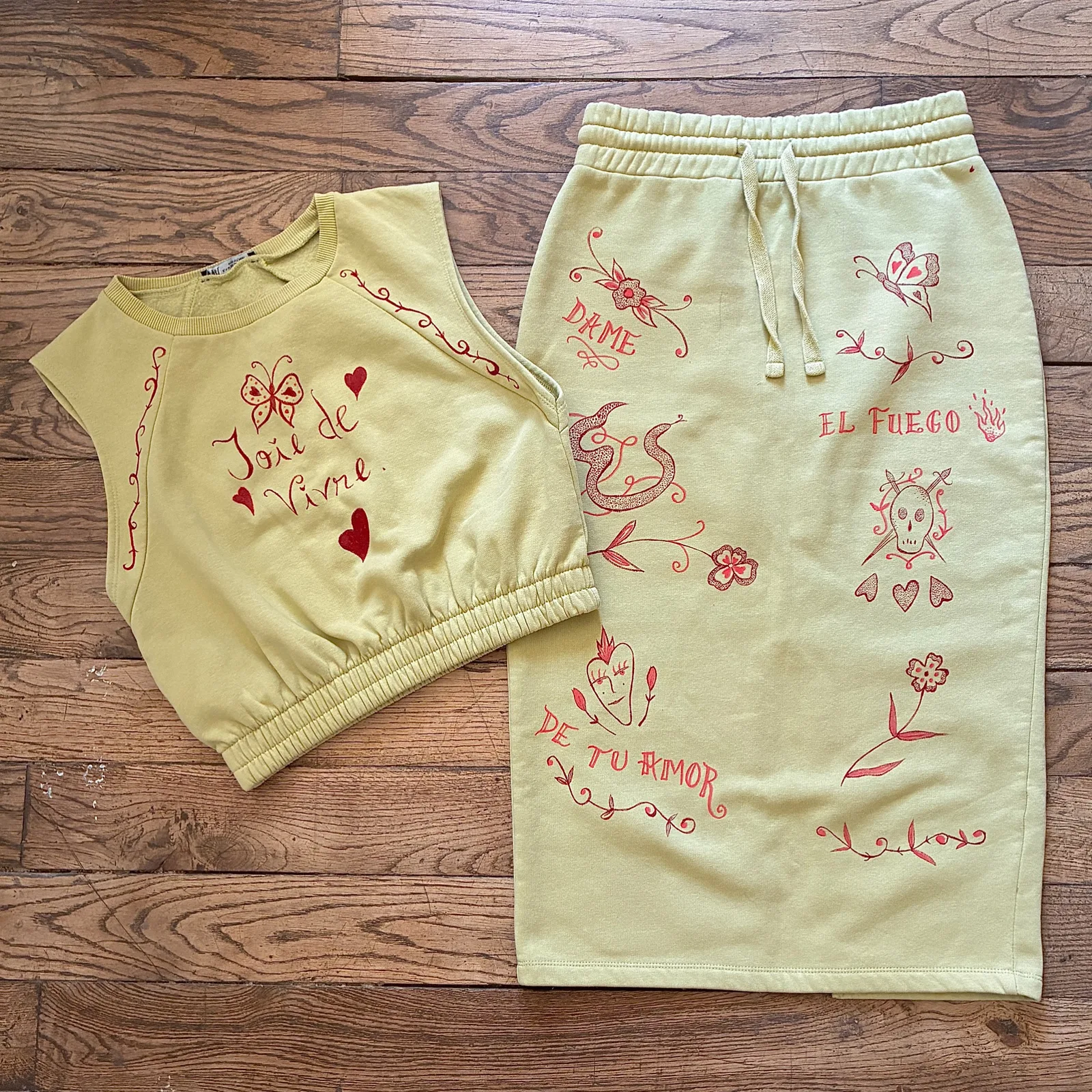 Handpainted Zara Set