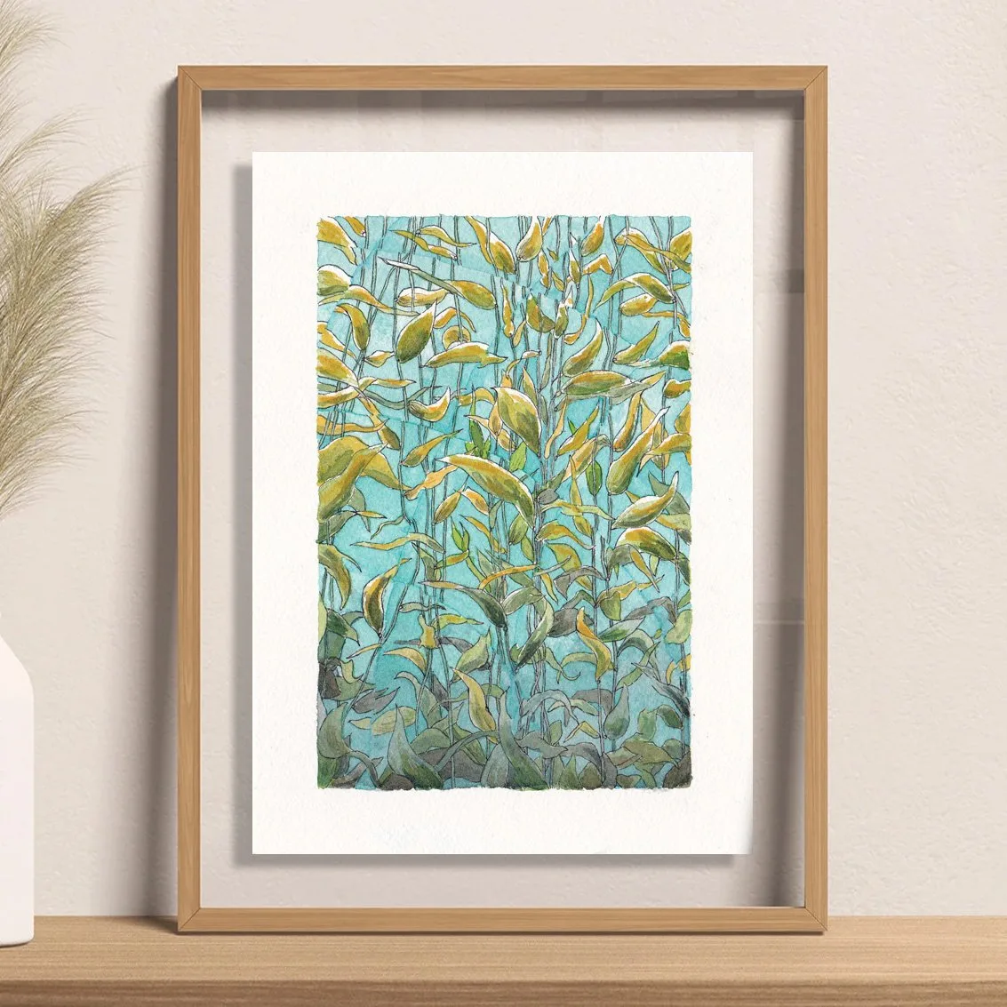 Illustration nature et géométrie