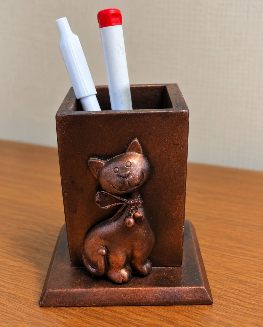 Pot à crayons chat — Art Flo Création, Création d'objets / Décoration à Lacs