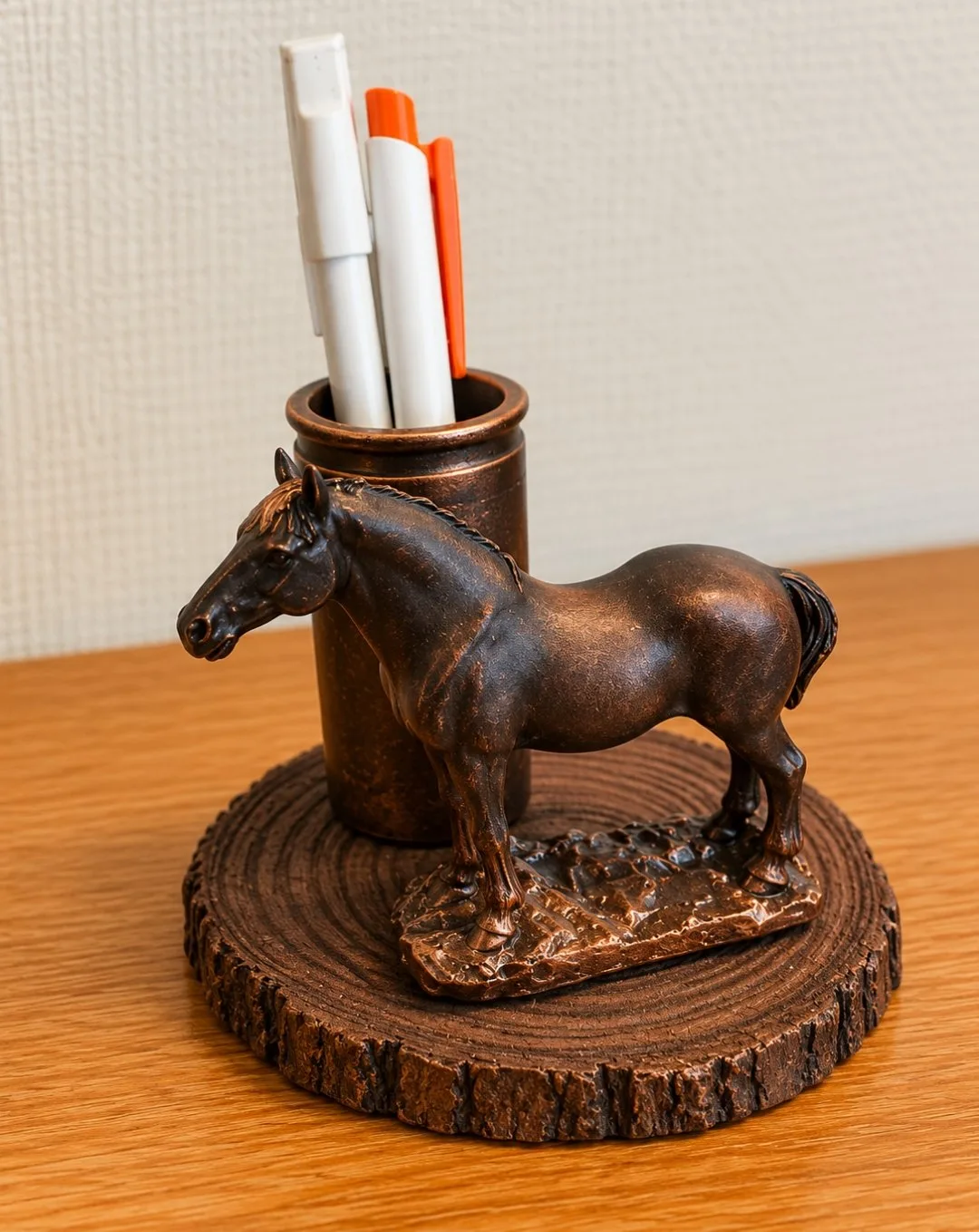 Pot à crayons cheval — Art Flo Création, Création d'objets / Décoration à Lacs
