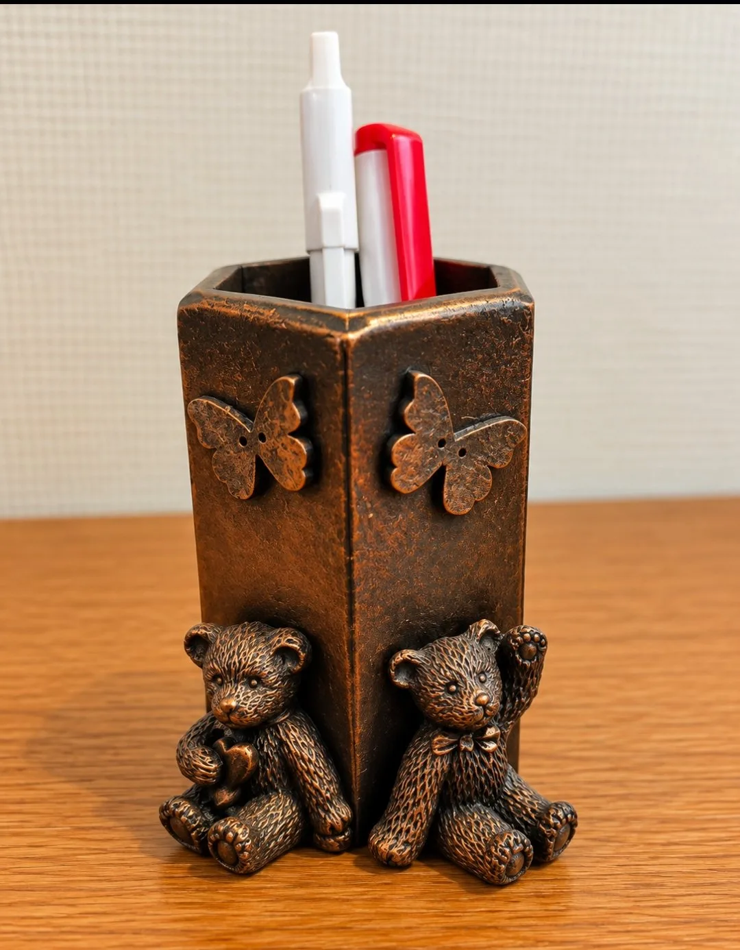 Pot à crayons petit ours