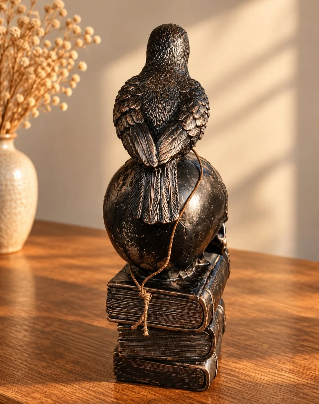 Tête de mort écrivain — Art Flo Création, Création d'objets / Décoration à Lacs (photo 3/3)