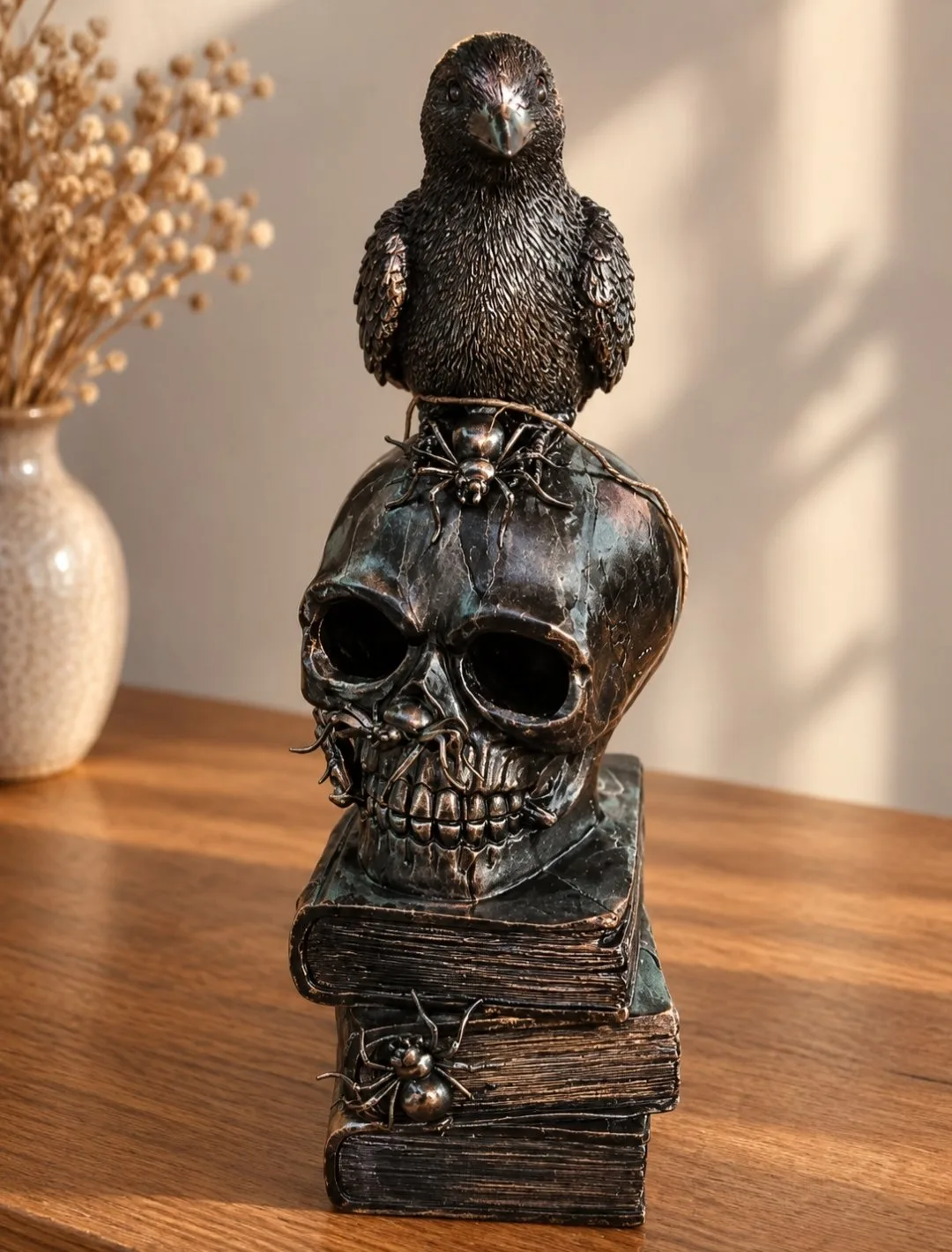 Tête de mort écrivain