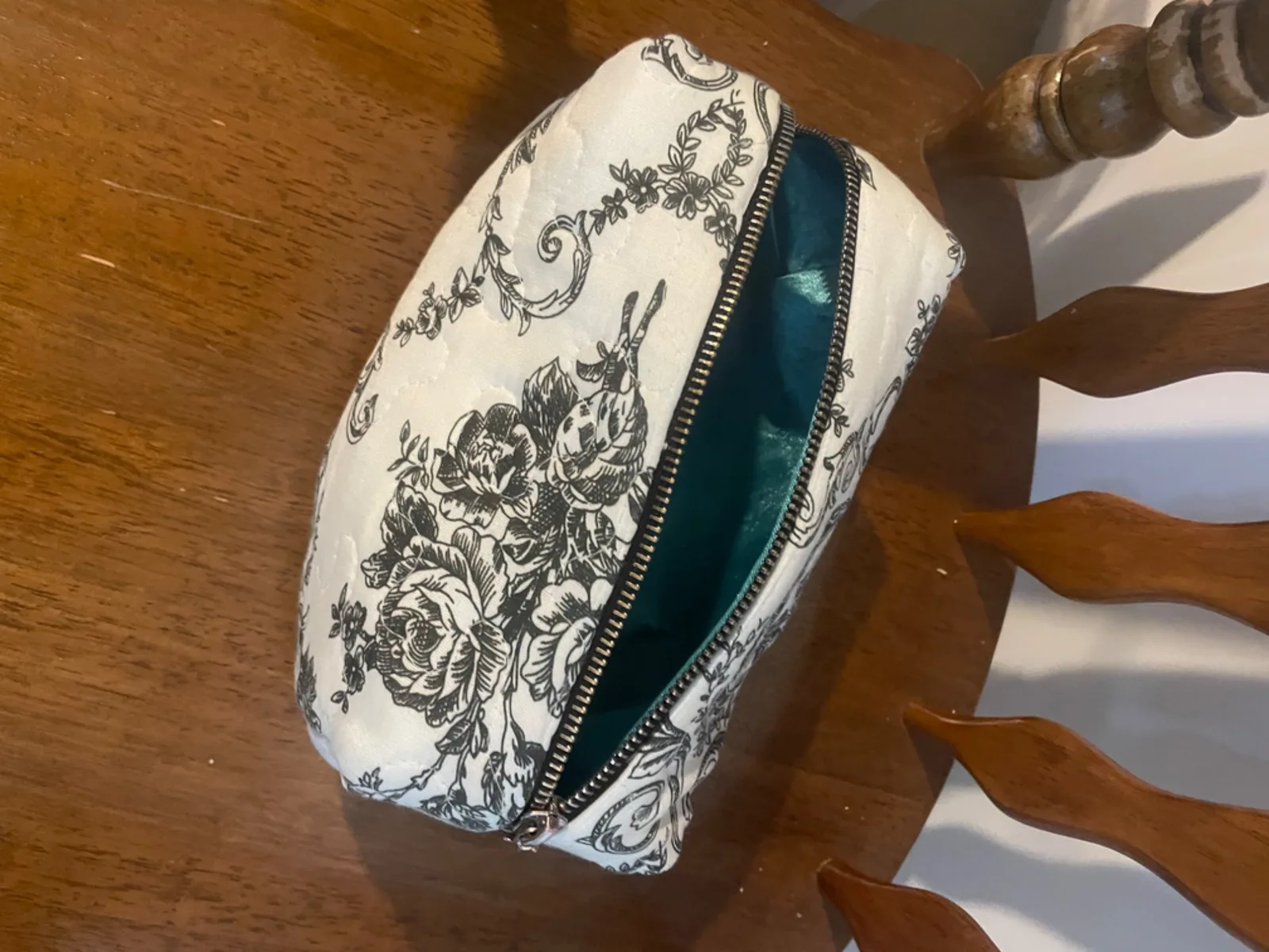 Trousse zippée doublée